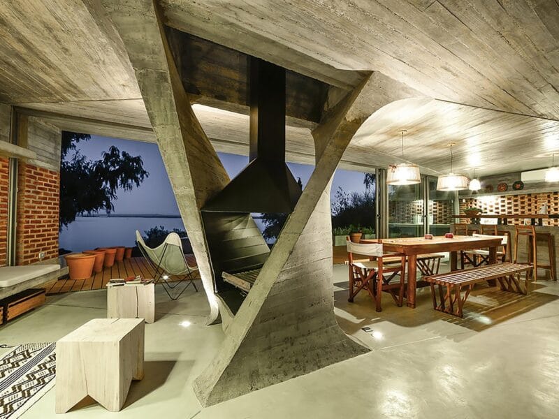 arquitectable quincho moderno cerrado