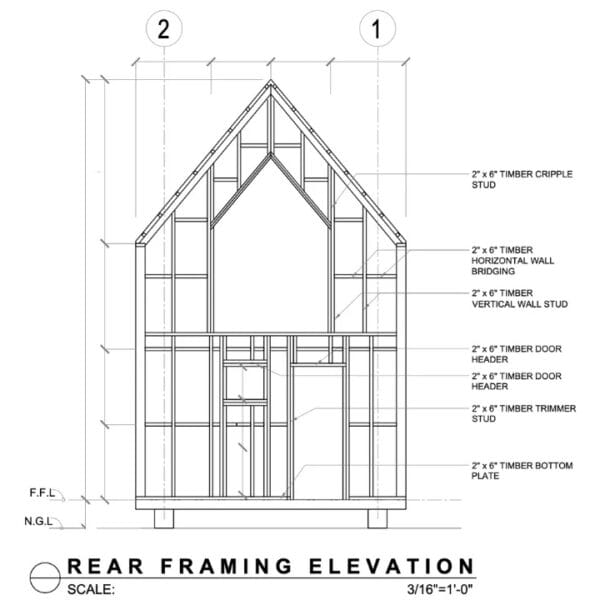 TINY HOUSE ARQUITECTABLE plano trasero